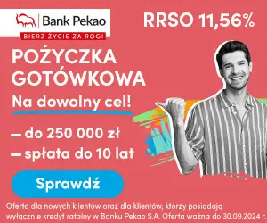 Pożyczka gotówkowa w Pekao SA